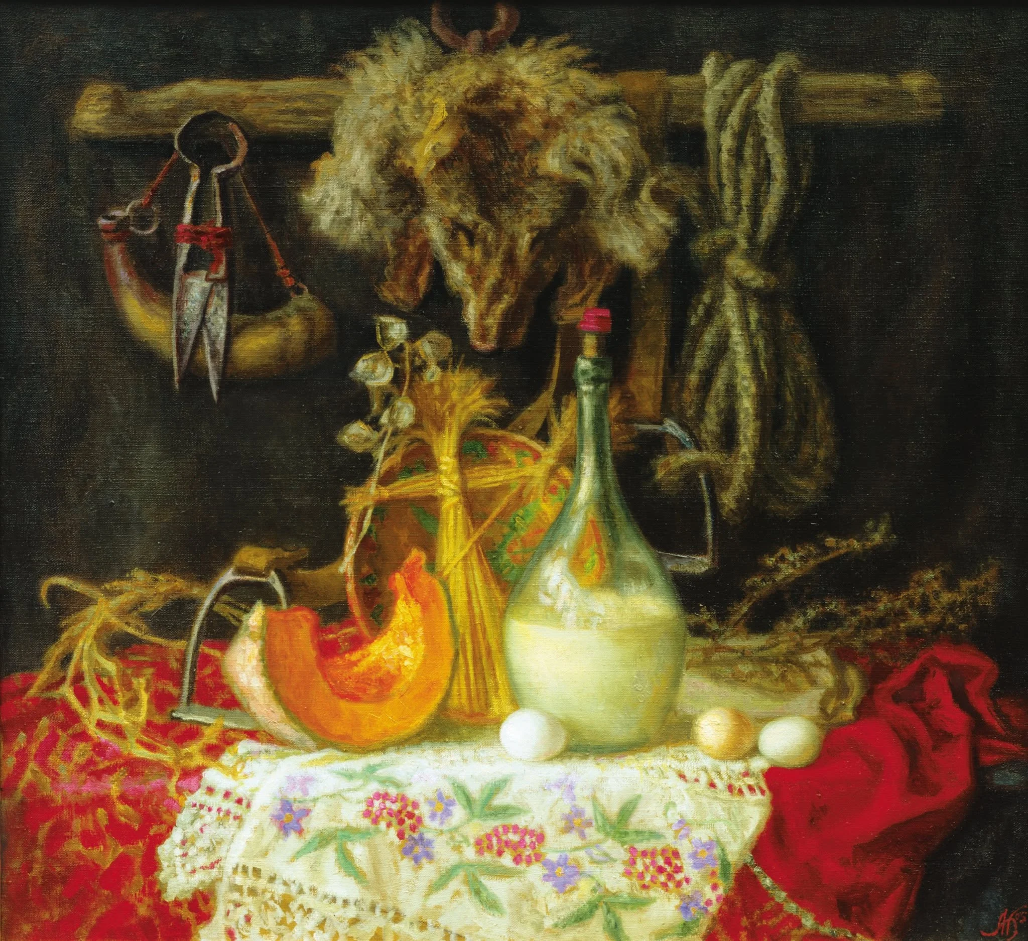 Pastoral Still Life by Borys Mykhaylov