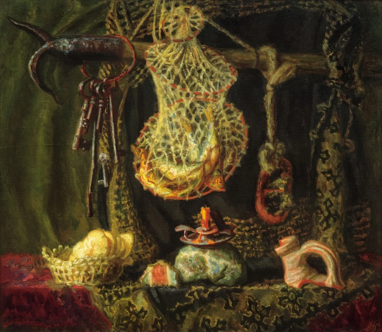 Early Christian Still Life by Borys Mykhaylov