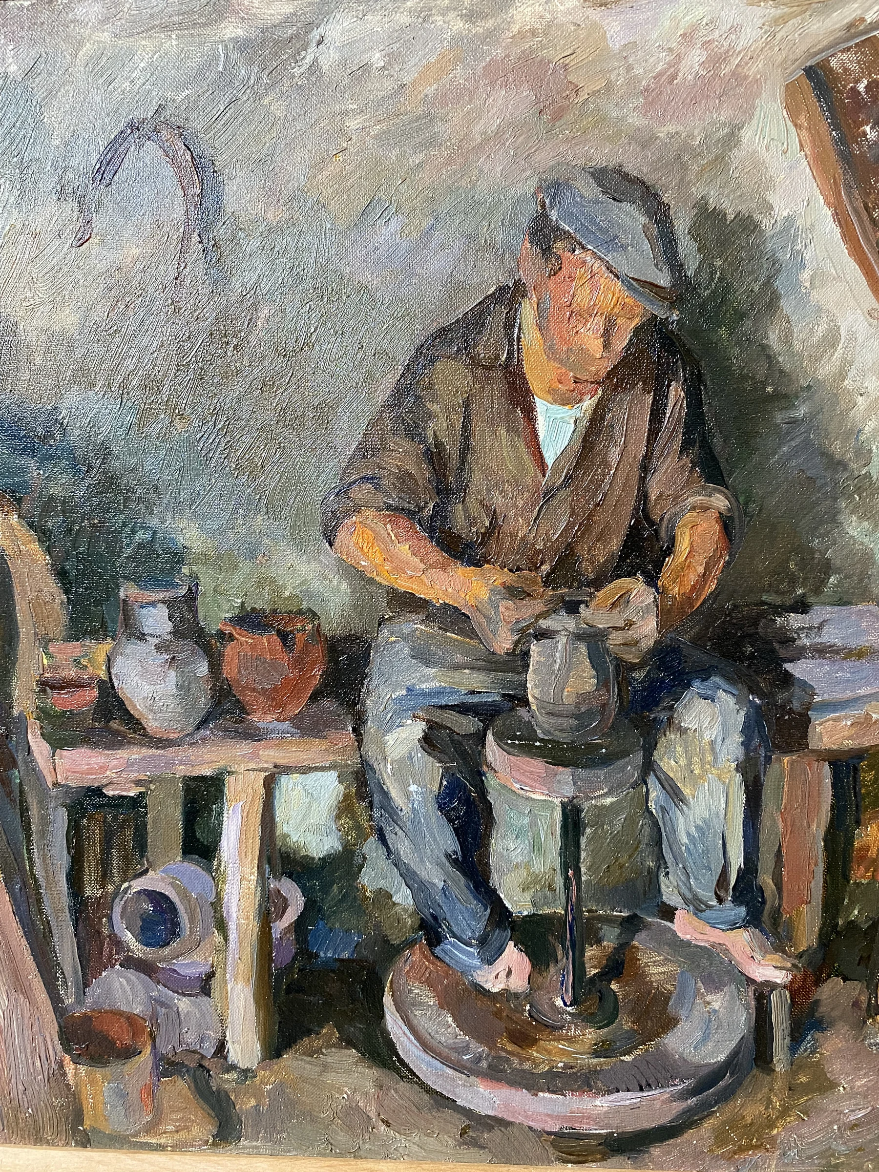 Potter, Dybyntsi Village. Study by Olena Mykhaylova-Rodina — photograph 3