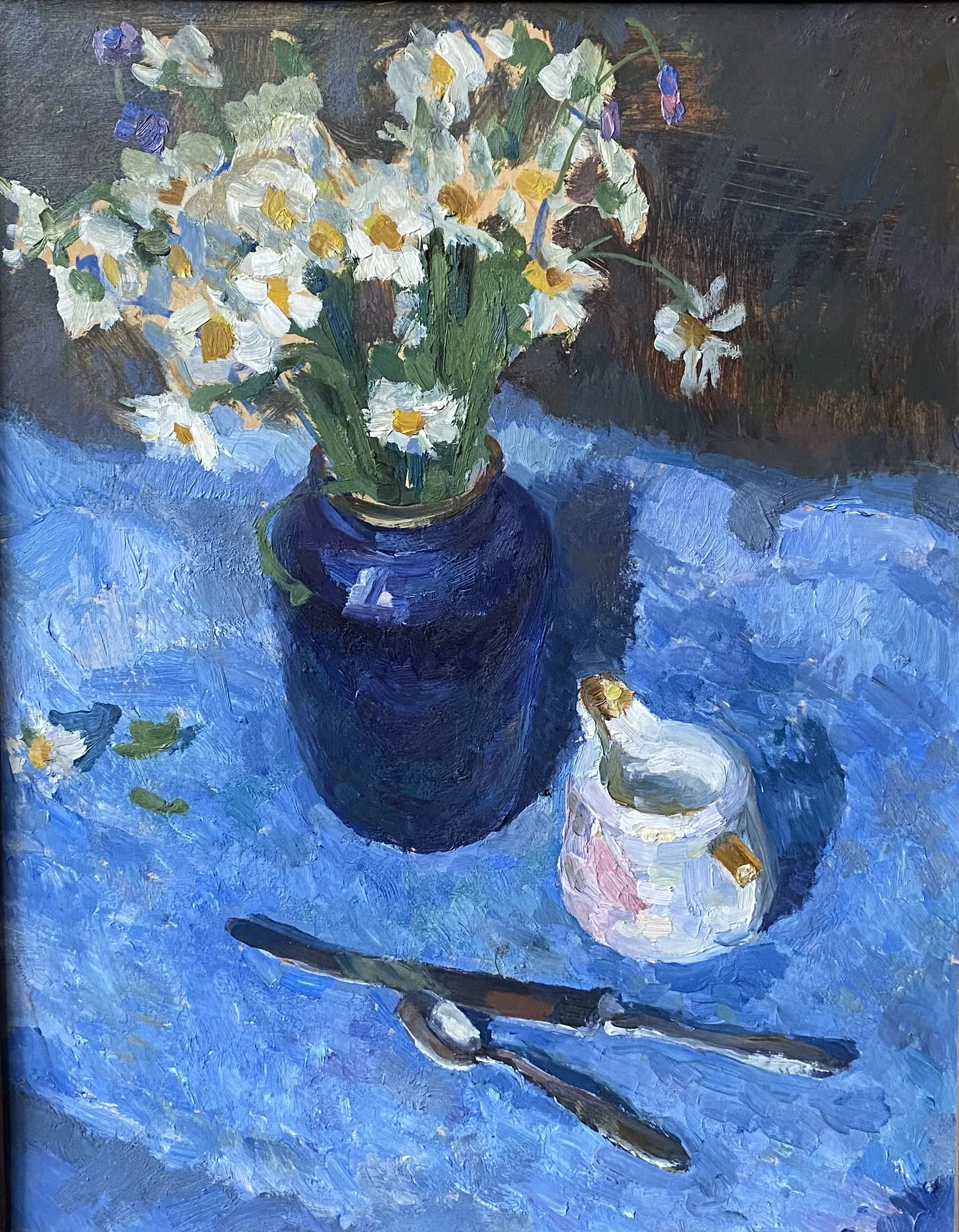 Still Life with Daisies by Olena Mykhaylova-Rodina